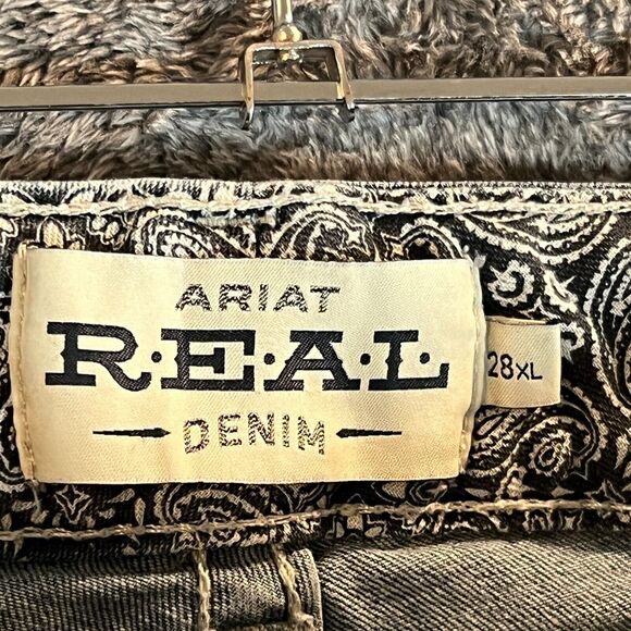 Ariat Jeans Womens 28xl Light Wash Midrise Straight Leg Western REAL Stretch - Picture 3 of 9